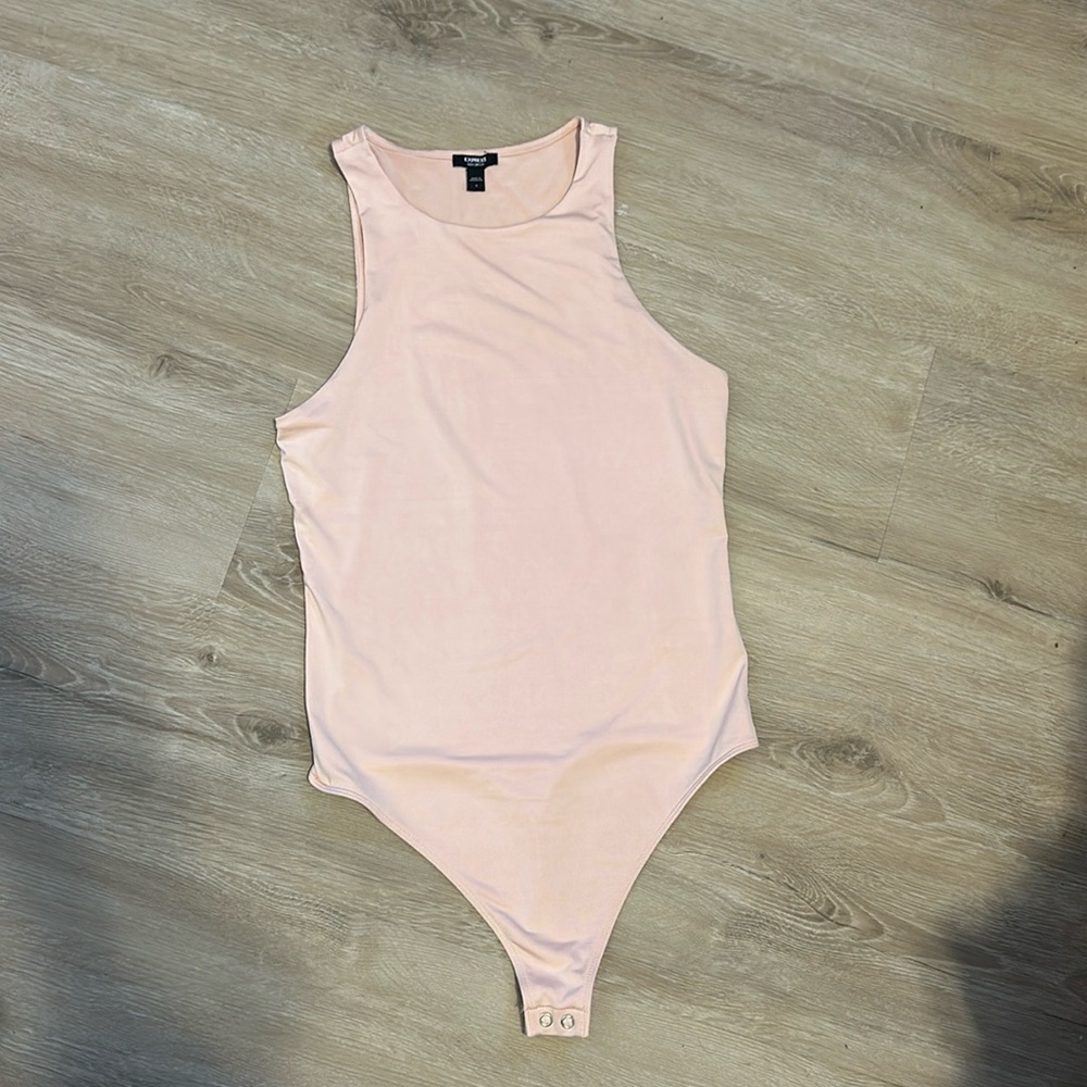 Express body suit, size small, light pink